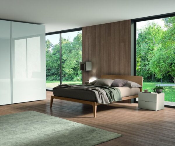 Letto Legno Design Moderno