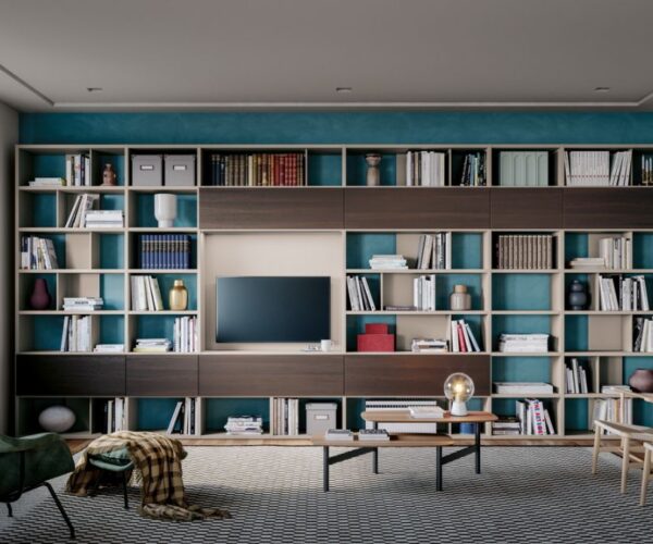 Componibile Moderno Libreria MLC05