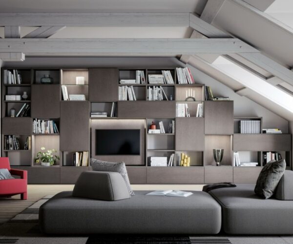 Componibile Moderno Libreria MLC06