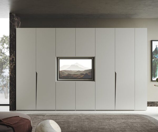 Armadio Battente Laccato VanoTV
