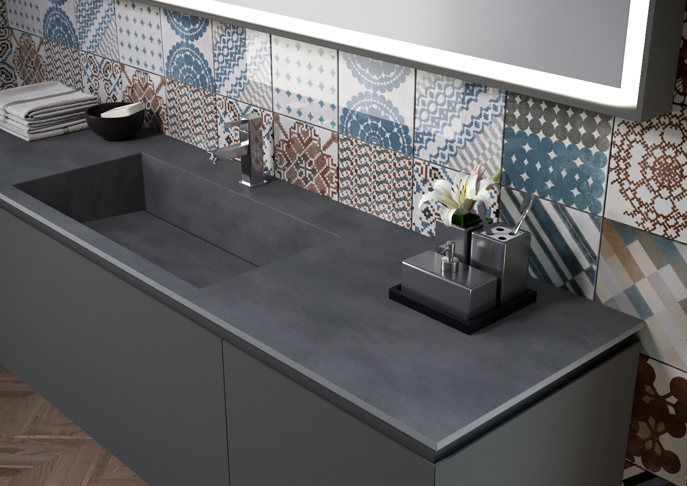 cadoro-bagno-moderno-design-bathroom cabinet-mln07b