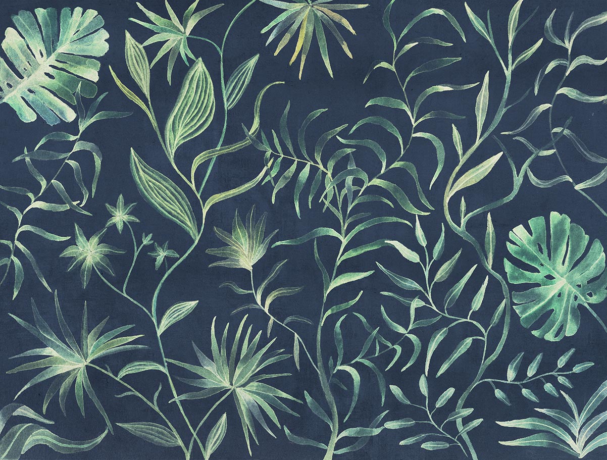 cadoro-carte da parati-wallpaper-wallpepper-AO-18-A-Origami Tappezzeria Wallpepper ecologica foglie