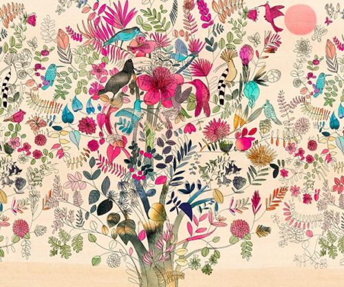 Tappezzeria Wallpepper Cadoro Fiori