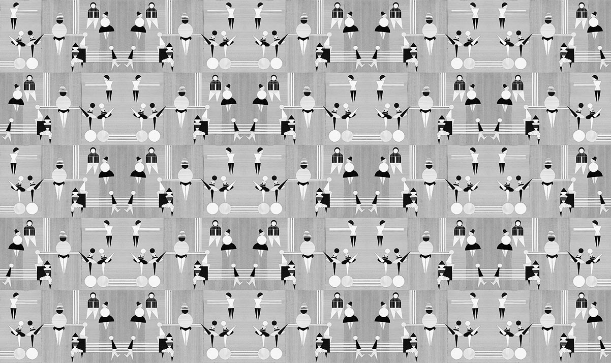 cadoro-carte da parati-wallpaper-wallpepper-SM-09-A-Das-ballet Carte parati Wallpepper ballerini