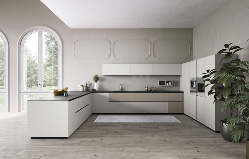 cadoro-cucine moderne-design-kitchen furniture-plana18b Cucina Moderna Plana 18