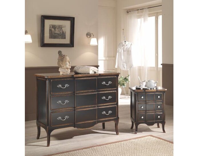 Chest Of Drawers And Bedside Table Art. 3426