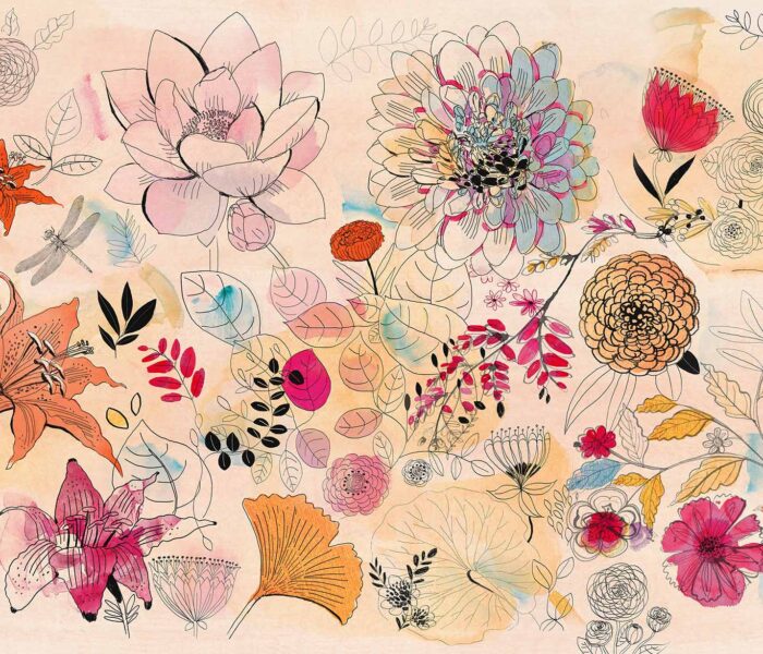 Watercolor Illustration Flowers-AS 22