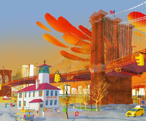 Parati Wallpepper Brooklyn Bridge