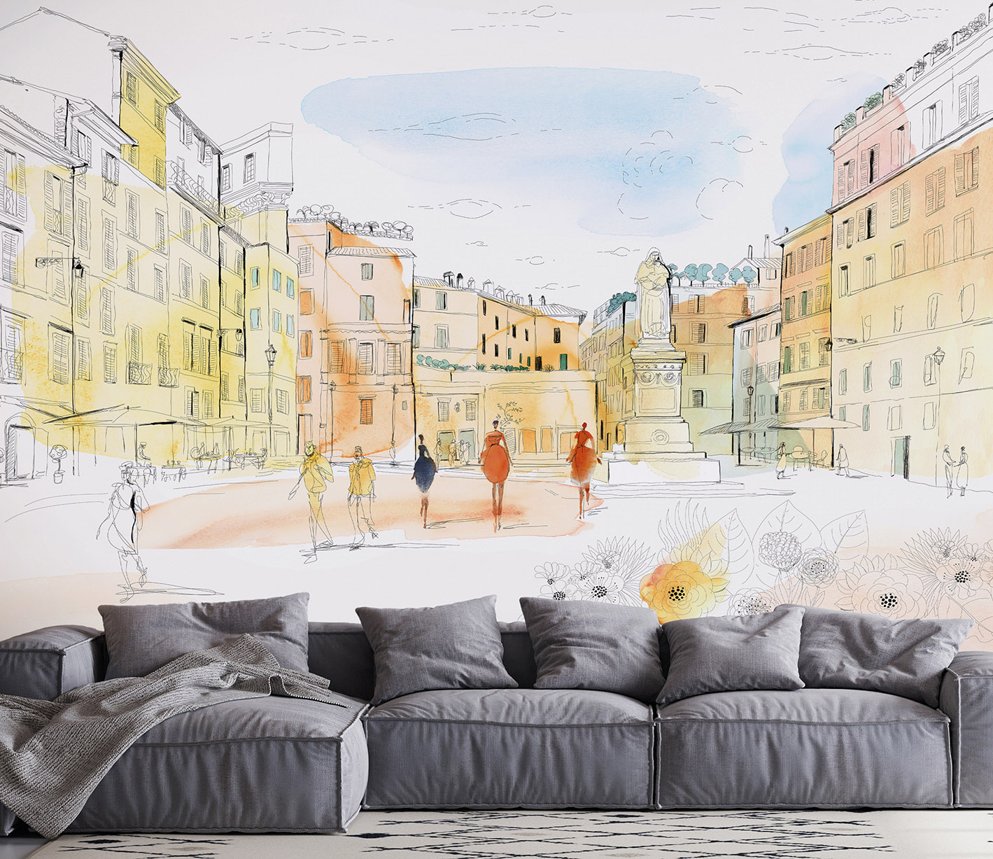 cadoro-carte da parati-2023-wallpaper-wallpepper-AS-24-CampoDeiFioriRoma-AMB