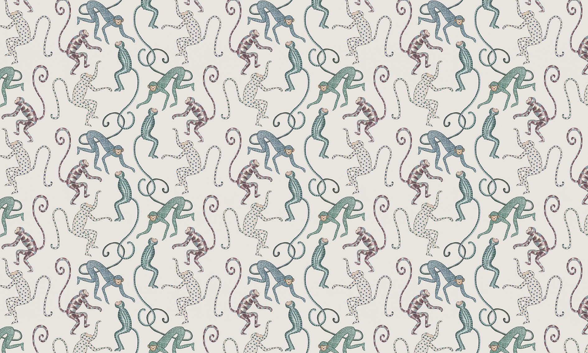 cadoro-carte da parati-2023-wallpaper-wallpepper-DB-06-A-LaDanseDesSinges Carta parati Wallpepper Scimmie