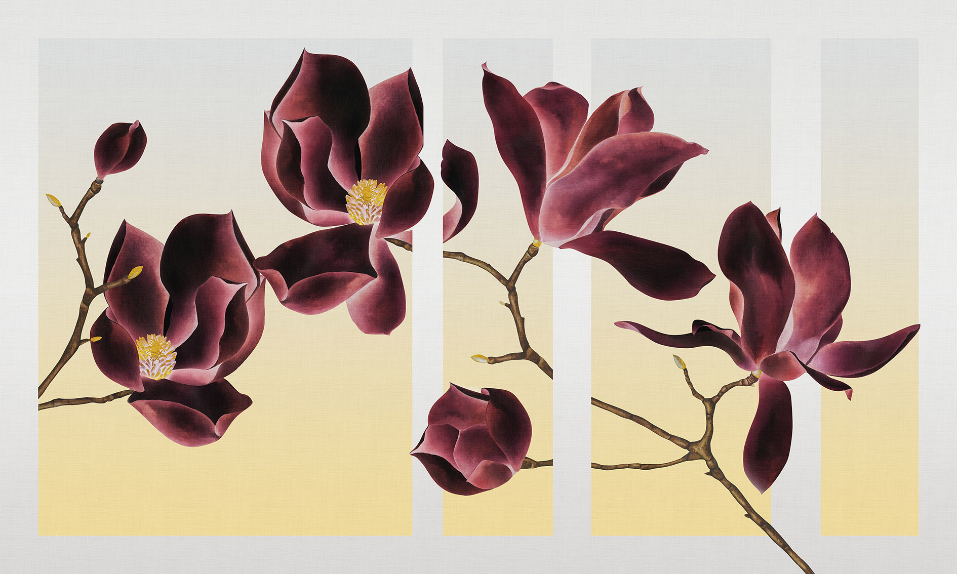 cadoro-carte da parati-2023-wallpaper-wallpepper-WP-103-A-Magnolia Carta parati Wallpepper Magnolia