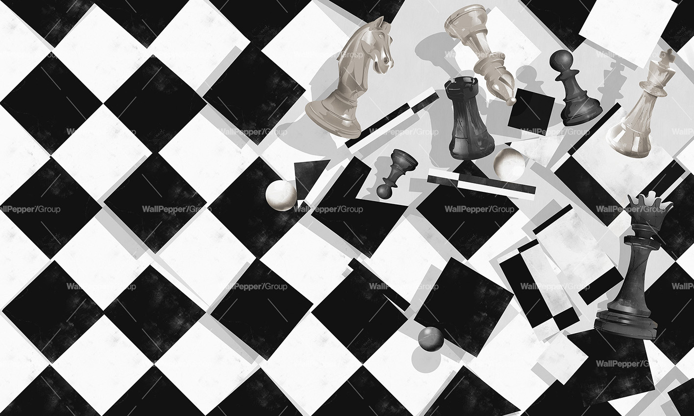 Cadoro-Carte-da-parati-2024-Wallpaper-Wallpepper-Checkmate-MF-22-A