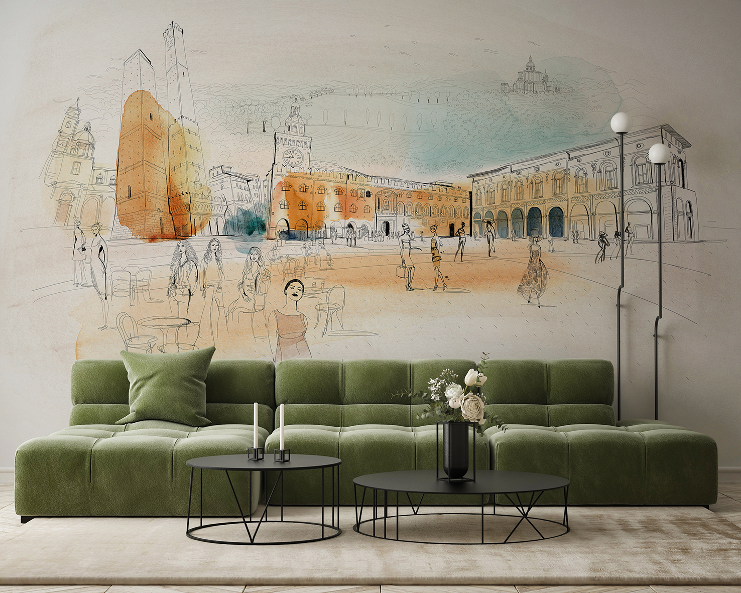 Mock,Up,Poster,Frame,In,Modern,Interior,Background,,Living,Room,