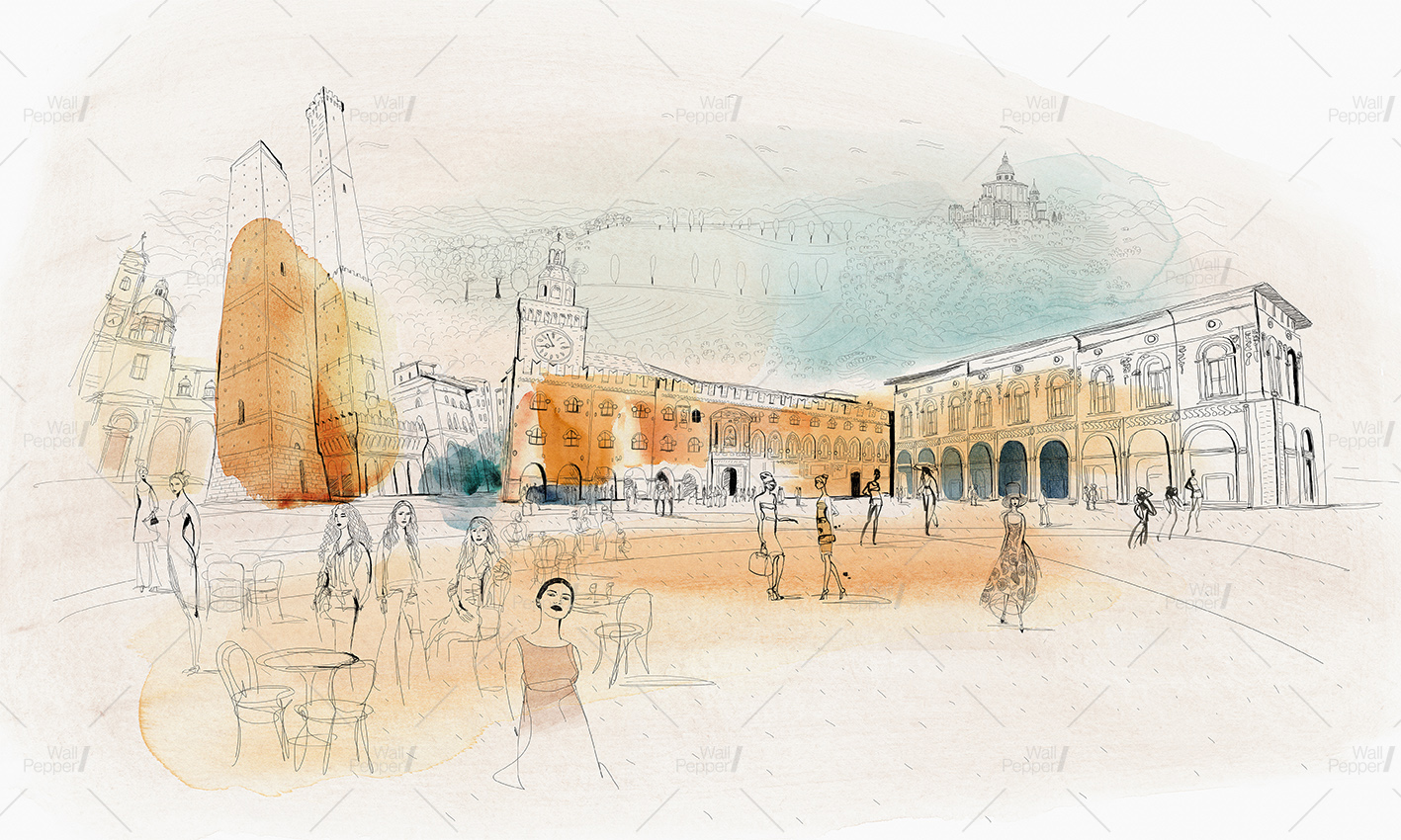 Cadoro-Carte-da-parati-2025-Wallpaper-Wallpepper-Camminando-per-Bologna-AS-20
