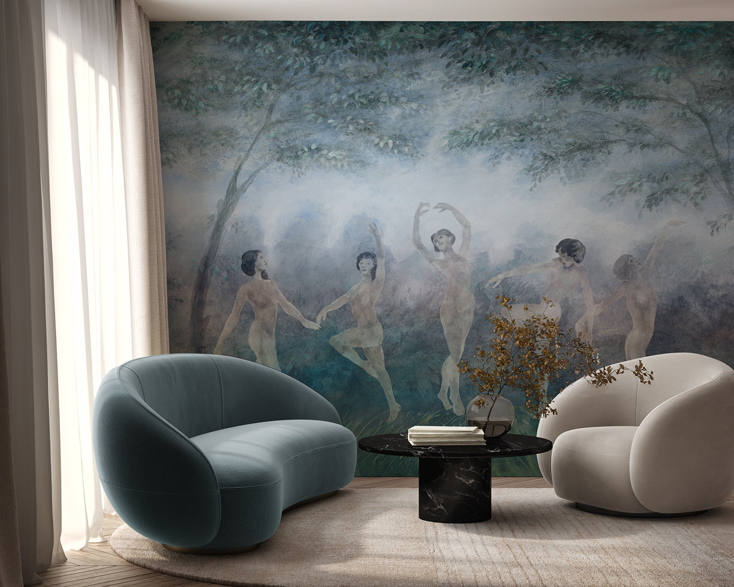 Mockup,Poster,Frame,On,The,Wall,Of,Living,Room.,Luxurious